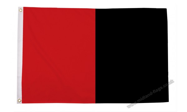Red and Black Irish County Flag